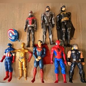 Superhero Action Figure Set